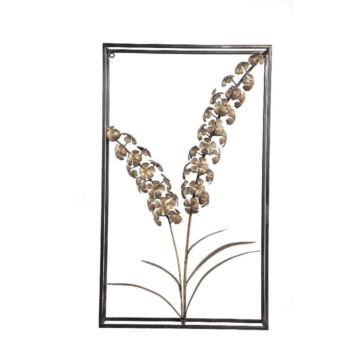 PTMD Zadder Droogbloem Object - 42 X 10 X 70 Cm - Metaal - Goud