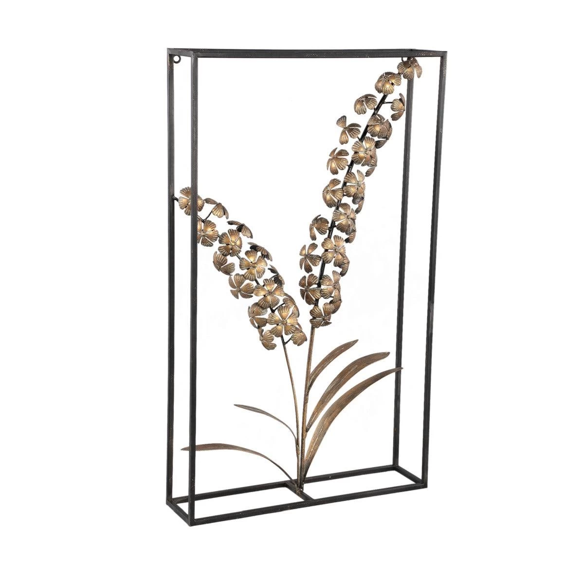 PTMD Zadder Droogbloem Object - 42 X 10 X 70 Cm - Metaal - Goud - Afbeelding 4
