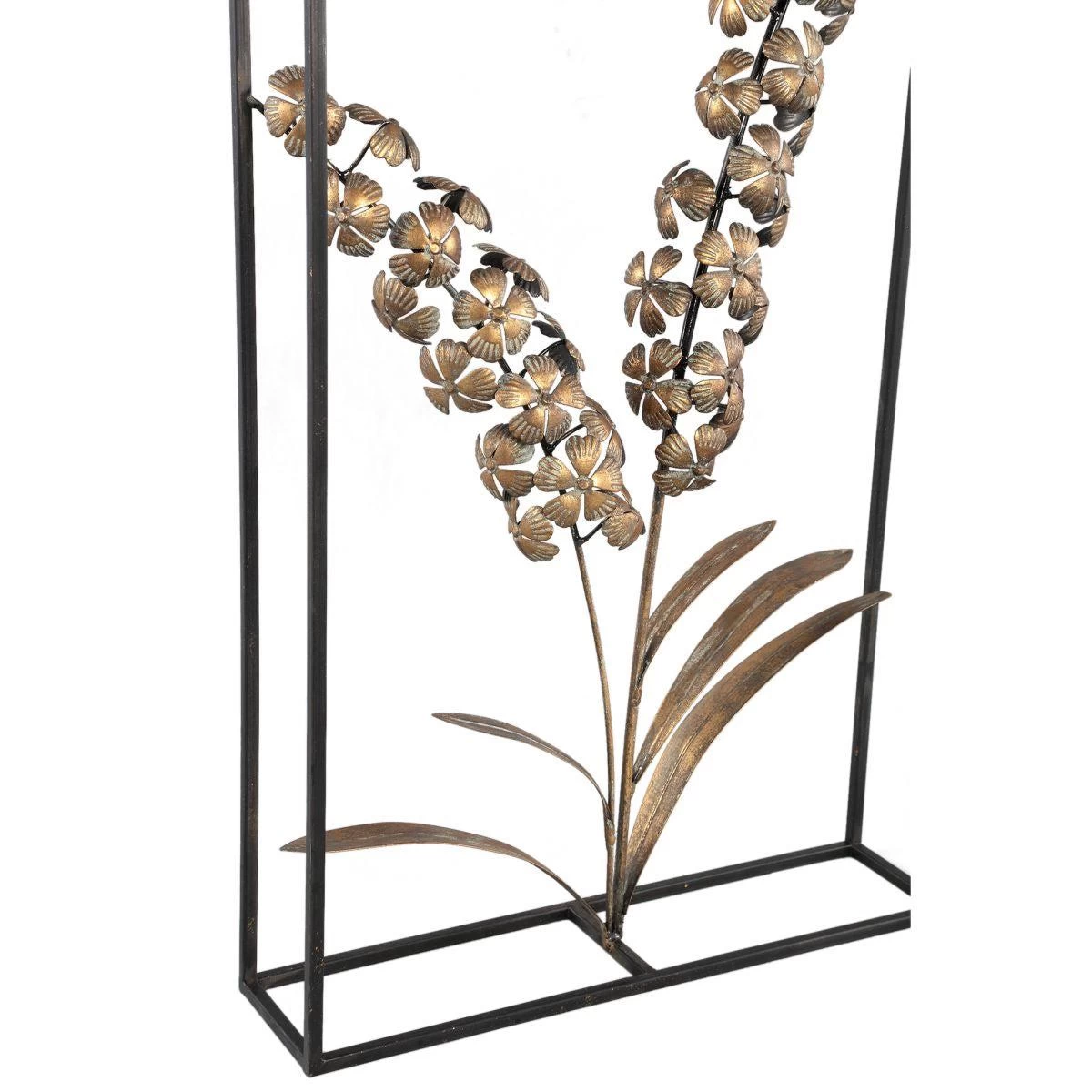 PTMD Zadder Droogbloem Object - 42 X 10 X 70 Cm - Metaal - Goud - Afbeelding 3