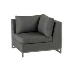 Exotan Hoekelement Buiten Rhodos - Aluminium - Stone Grey - 70x90x90