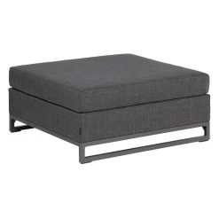 Exotan Hocker Buiten Rhodos - Aluminium - Stone Grey - 42x90x90