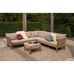 Exotan Loungeset Buiten San Remo - Teak - Naturel - 70x240x240