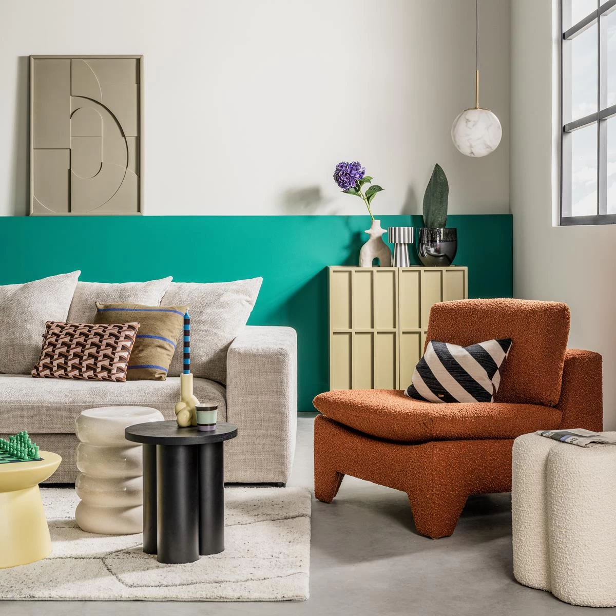 Vtwonen Ecomix Twig Vaas - Sand - Afbeelding 12