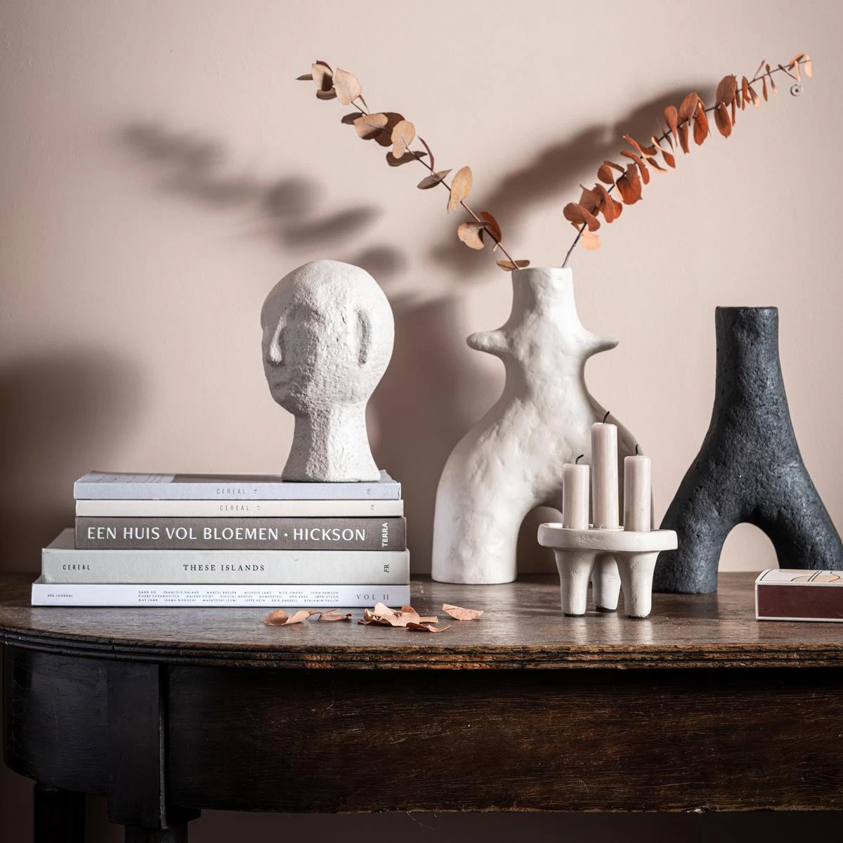 Vtwonen Ecomix Twig Vaas - Sand - Afbeelding 2