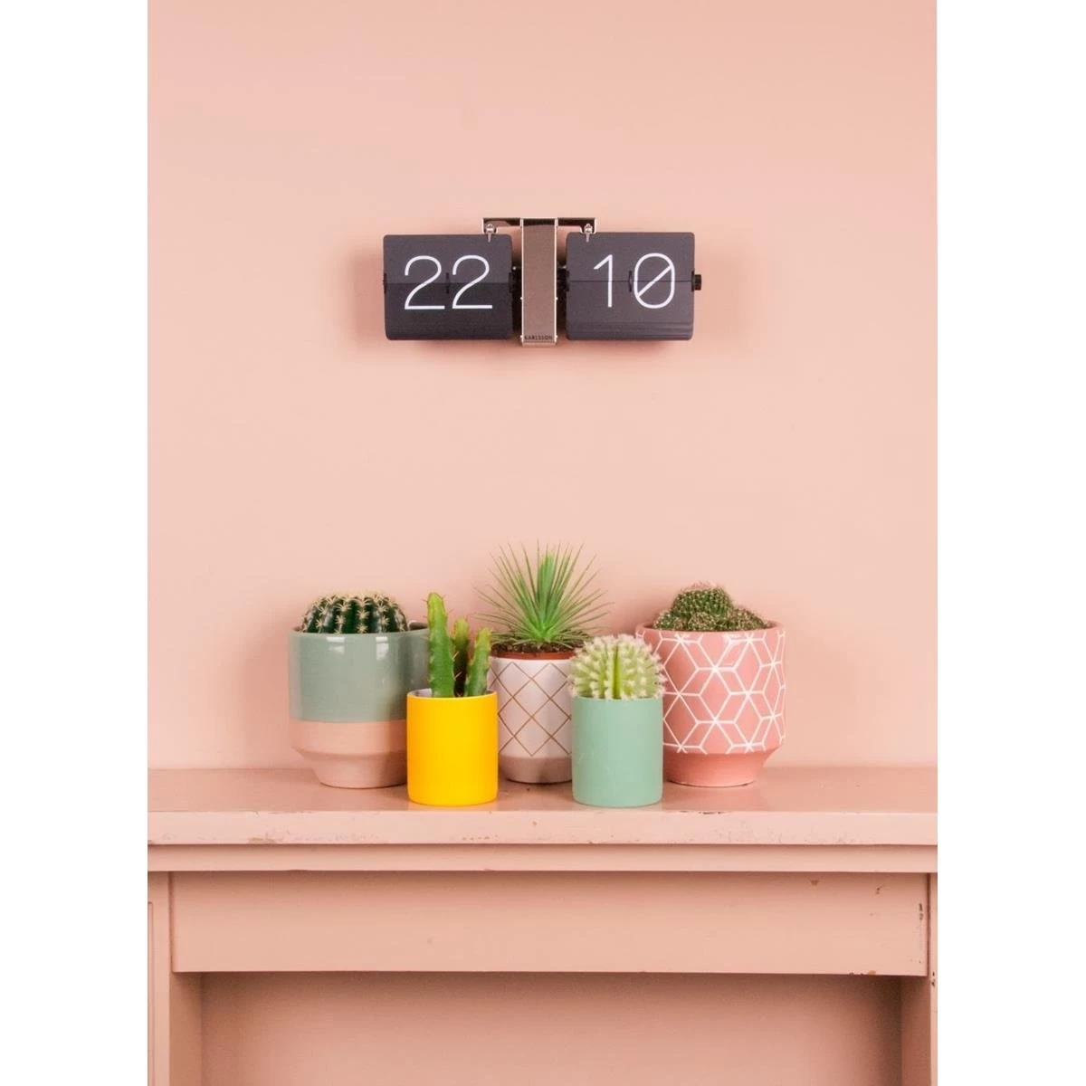 Karlsson No Case Flip Tafelklok/Wandklok 14 X 36 Cm - Afbeelding 6