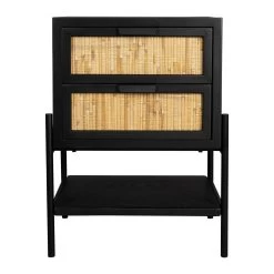 Dutchbone Yasu Nachtkastje - Zwart