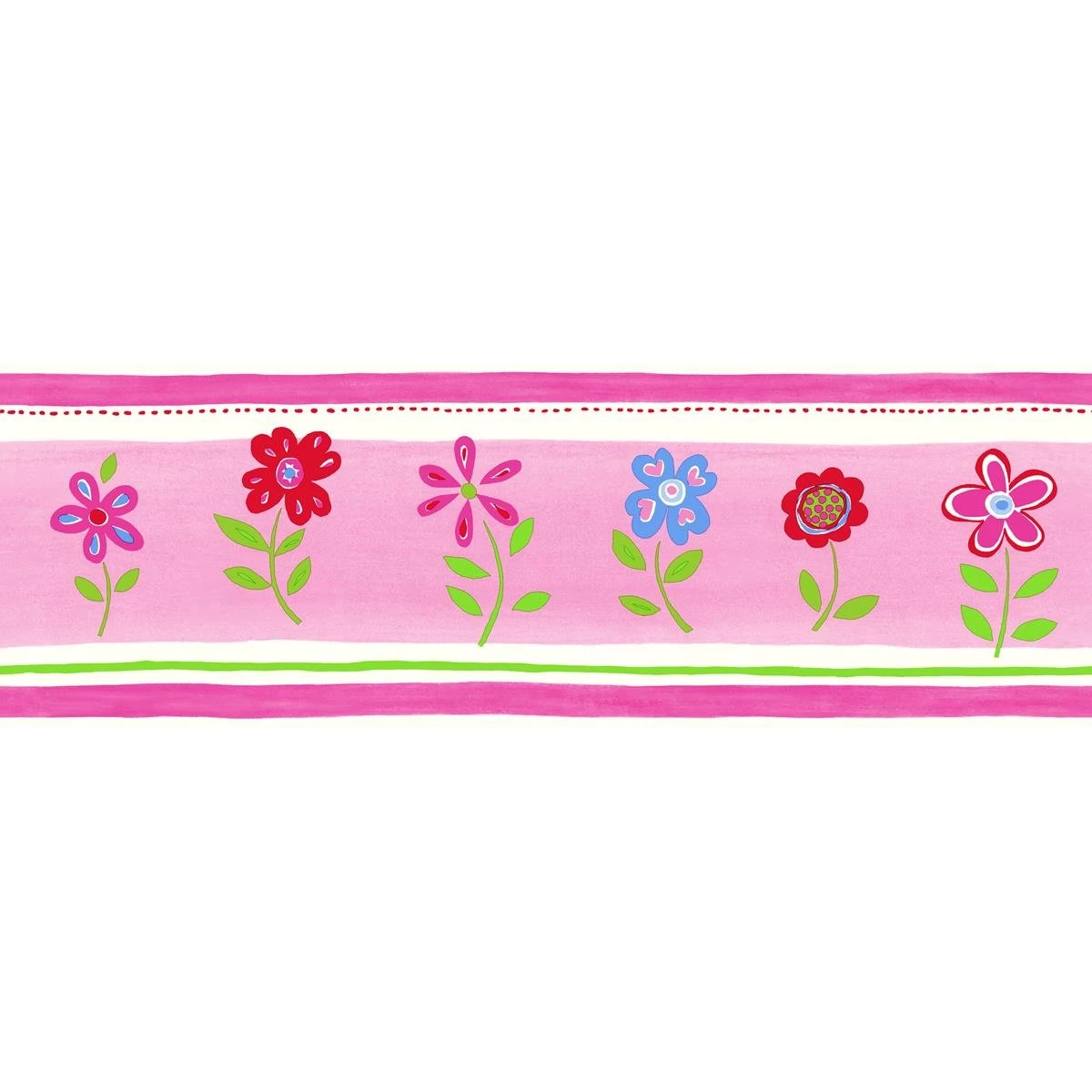 ESTAhome Behangrand Bloemen Roze - 17,06 Cm X 5 M - 177303