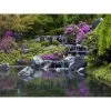 Sanders & Sanders Fotobehang Waterval Groen En Paars - 180 X 127 Cm -