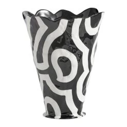HAY Shadow Vaas - Zwart/Wit