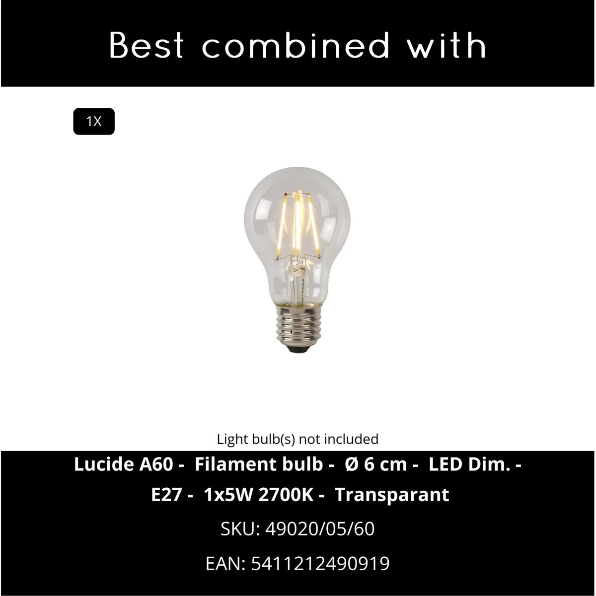 Lucide FIGO Wandlamp - Zwart - Afbeelding 4