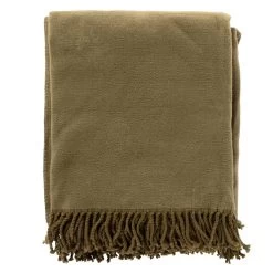 ANNABELLA | Plaid | 150x200 Cm Military Olive | Groen | Uni | Hoii