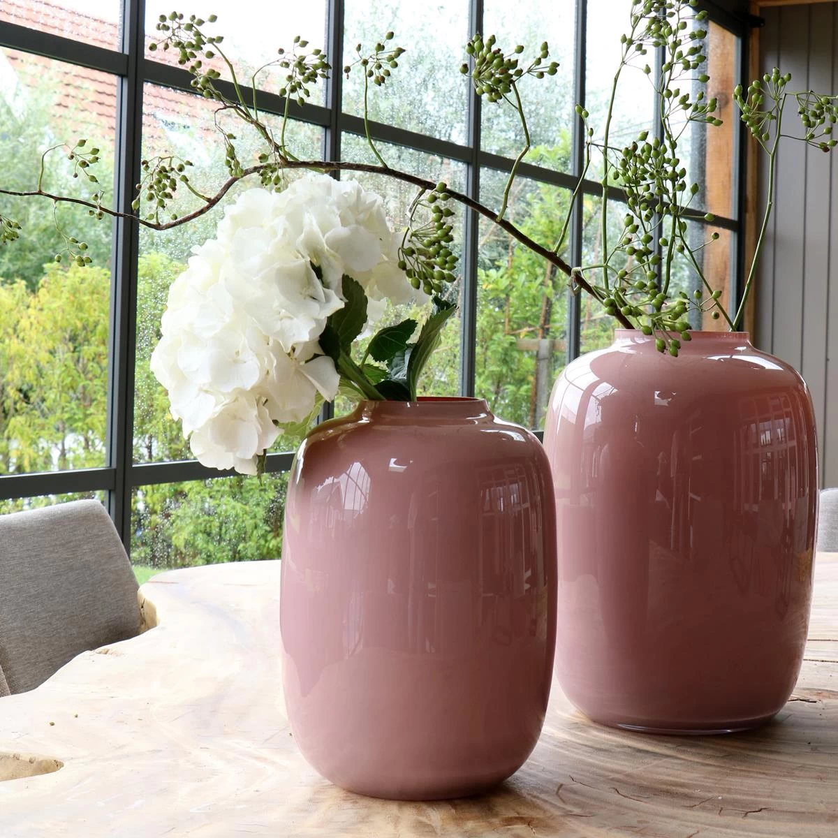 Vase The World Artic Vaas Ø 25 Cm - Pastel Pink - Afbeelding 2