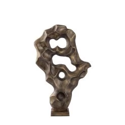 PTMD Deco Ornament Derrick - 31x13x52 Cm - Aluminium - Messing