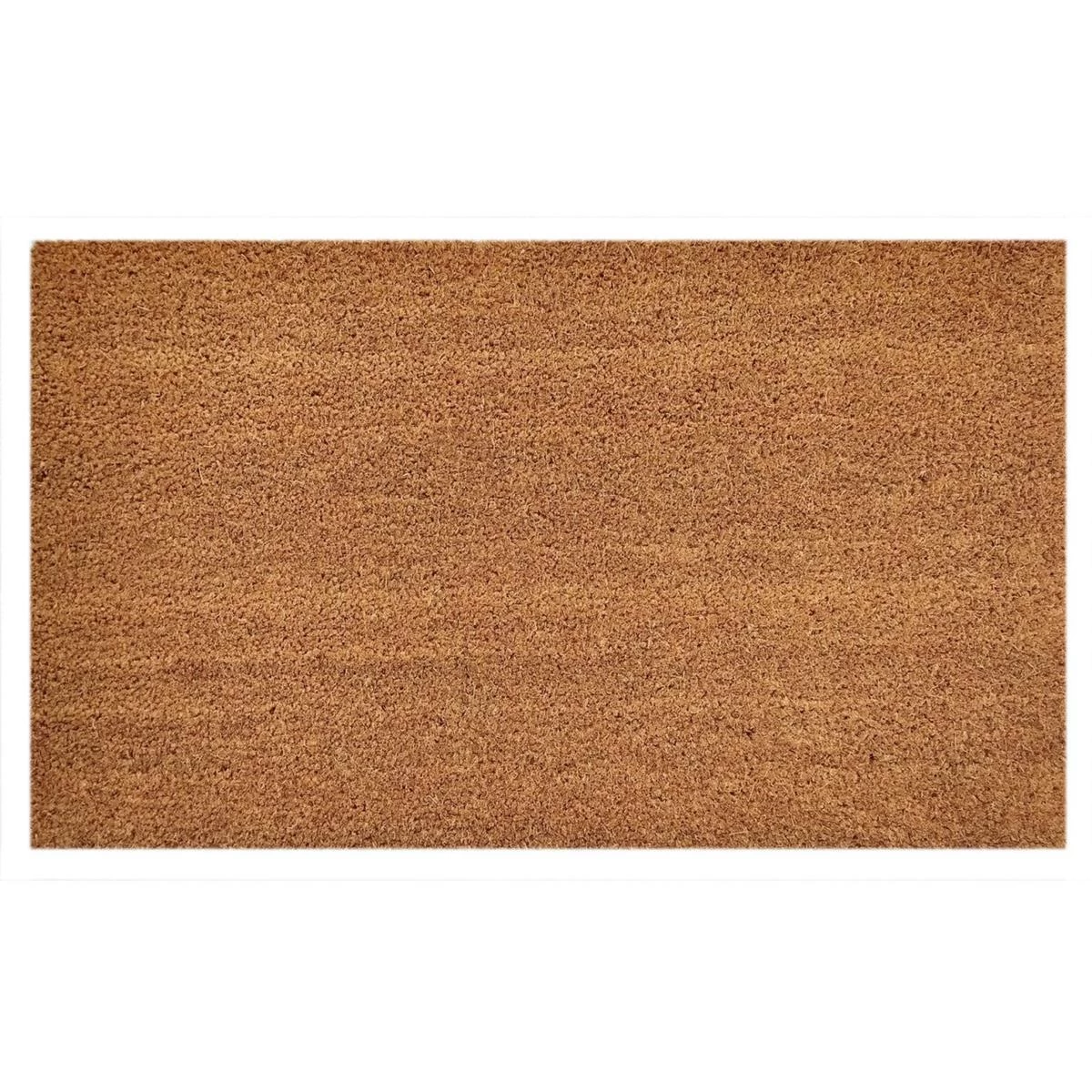 SVJ Deurmat Rechthoekig - 40 X 60 Cm - Kokos - Natuurlijk - Set Van 10 - Afbeelding 2