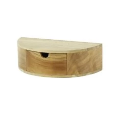 Giga Meubel - Nachtkastje Acaciahout - 1 Lade - 40x20x12cm