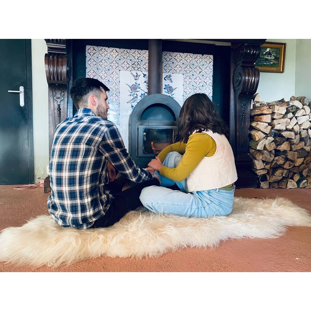 Chill-Dept. - Coats Island - Lounge Schapenvacht IJslander Cloud White - Afbeelding 4