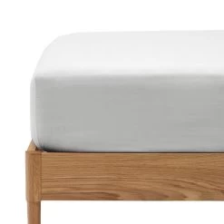 Kave Home - Teia Hoeslaken 100% Perkaal Katoen 180 Thread Count Wit