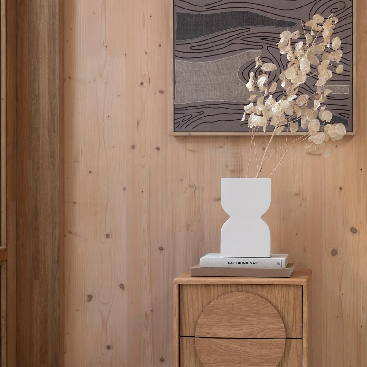 Zuiver Groove Nachtkastje - Naturel Eiken - Afbeelding 2