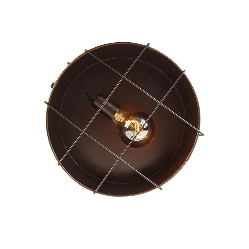 QAZQA Industriƫle Plafondlamp Groen 35 Cm - Barril - Afbeelding 11