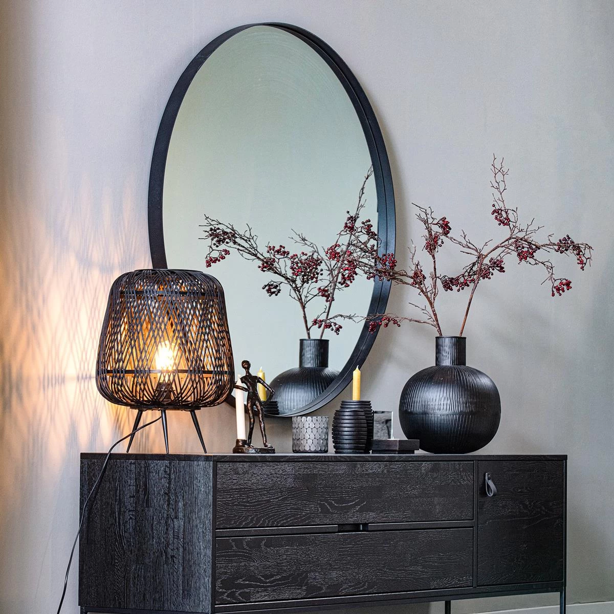 Woood Doutzen Spiegel Ø115cm - Afbeelding 2