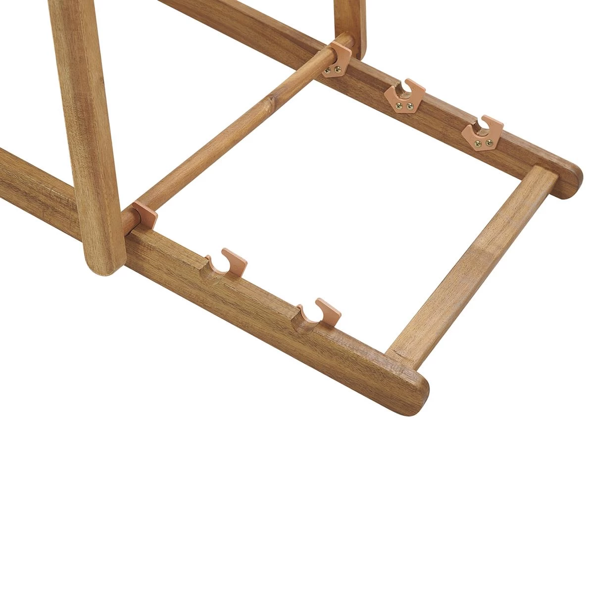 Beliani-ANZIO -Strandstoel Set Van 2-Lichthout|Multicolor-Polyester - Afbeelding 9