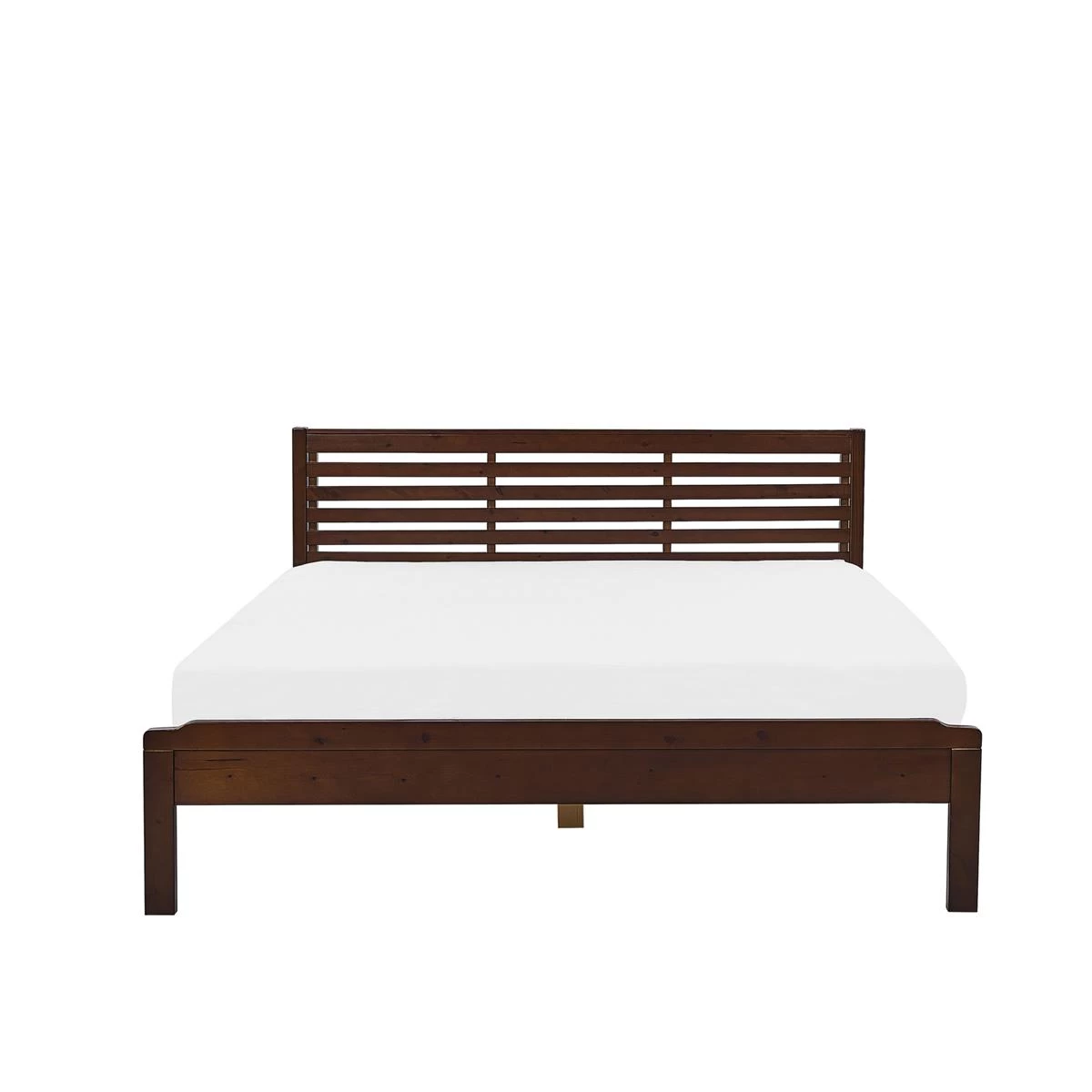 Beliani-CARNAC -Tweepersoonsbed-Donker Hout-180 X 200 Cm-Rubberhout - Afbeelding 5