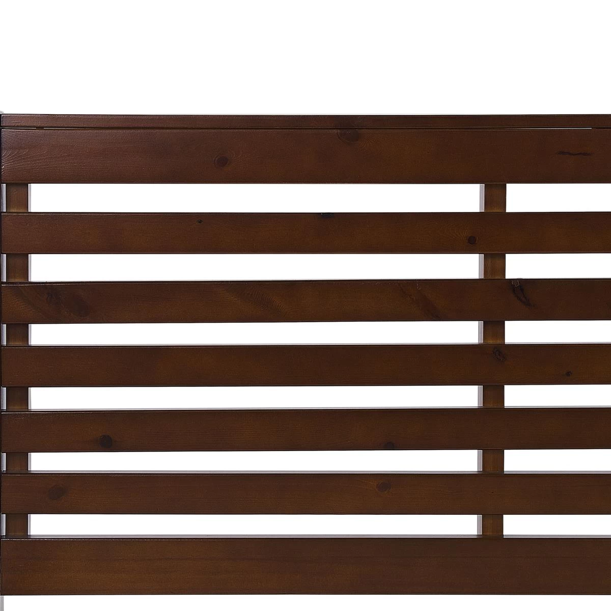 Beliani-CARNAC -Tweepersoonsbed-Donker Hout-180 X 200 Cm-Rubberhout - Afbeelding 6