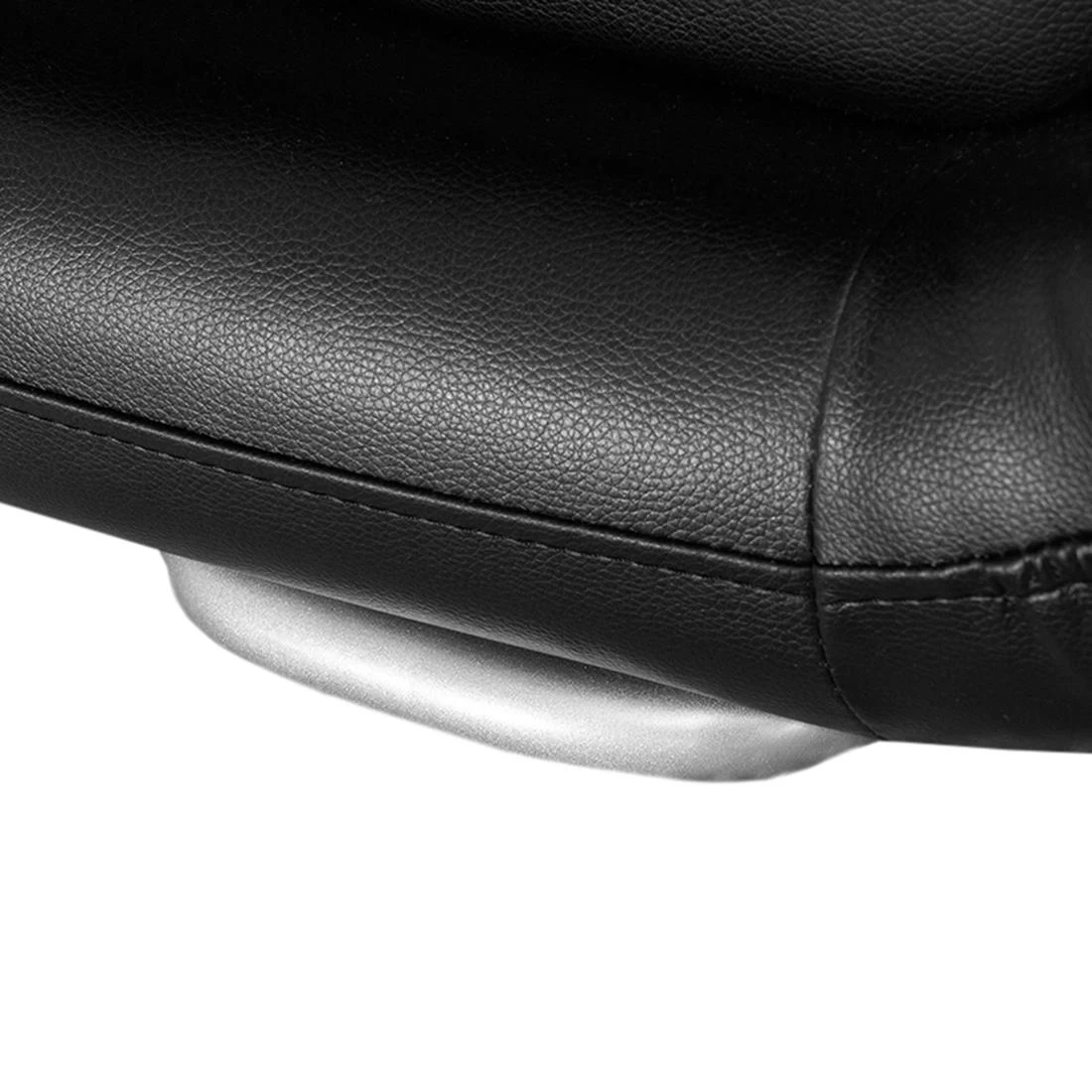 Beliani-AVIGNON-Futon Tweepersoonsbed-Zwart-180 X 200 Cm-Leer - Afbeelding 4