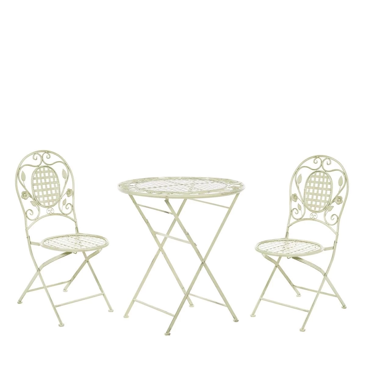 Beliani - BIVIO - Bistroset Voor 2 - Groen - IJzer