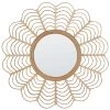 Beliani - TUMBIT - Wandspiegel - Natuurlijk - Bamboehout