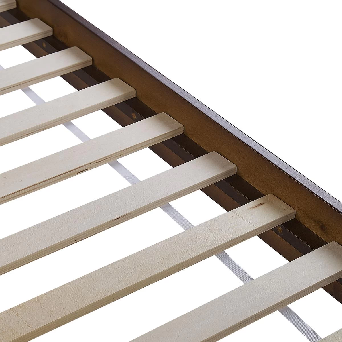 Beliani-CARNAC -Tweepersoonsbed-Donker Hout-180 X 200 Cm-Rubberhout - Afbeelding 7