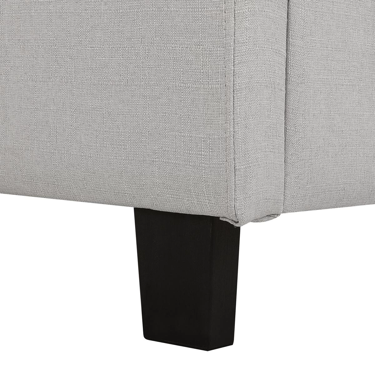 Beliani-ROCHELLE -Tweepersoonsbed-Lichtgrijs-160 X 200 Cm-Polyester - Afbeelding 8