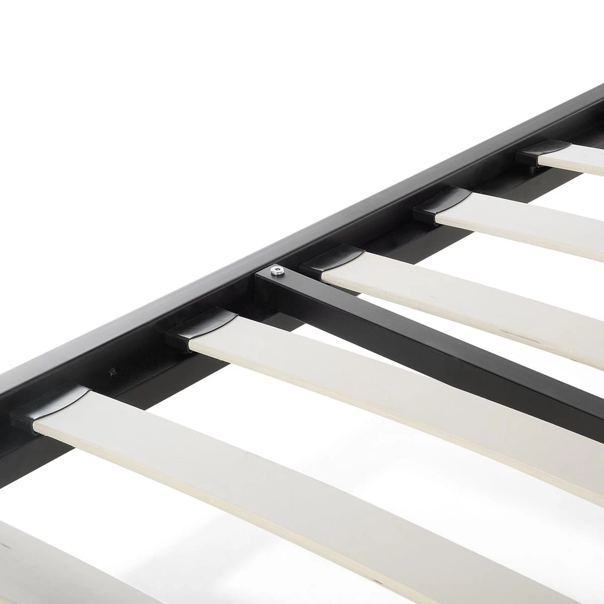 Beliani - LYRA - Tweepersoonsbed - Zwart - 180 X 200 Cm - Metaal - Afbeelding 6