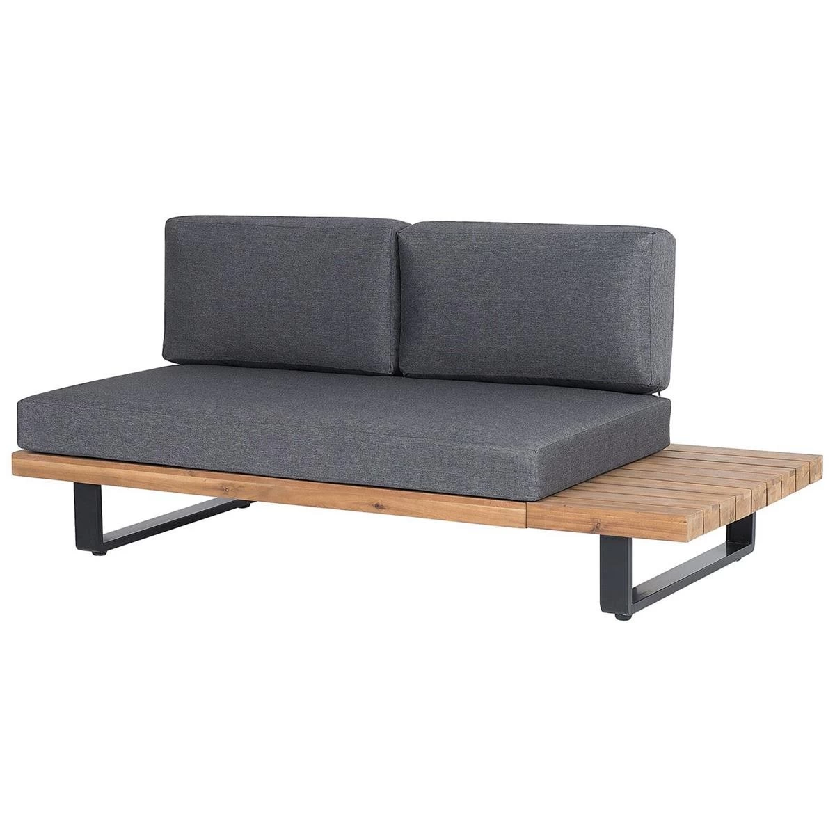 Beliani-MYKONOS-Loungeset Voor 5-Grijs-FSC® Gecertificeerd Acaciahout - Afbeelding 9