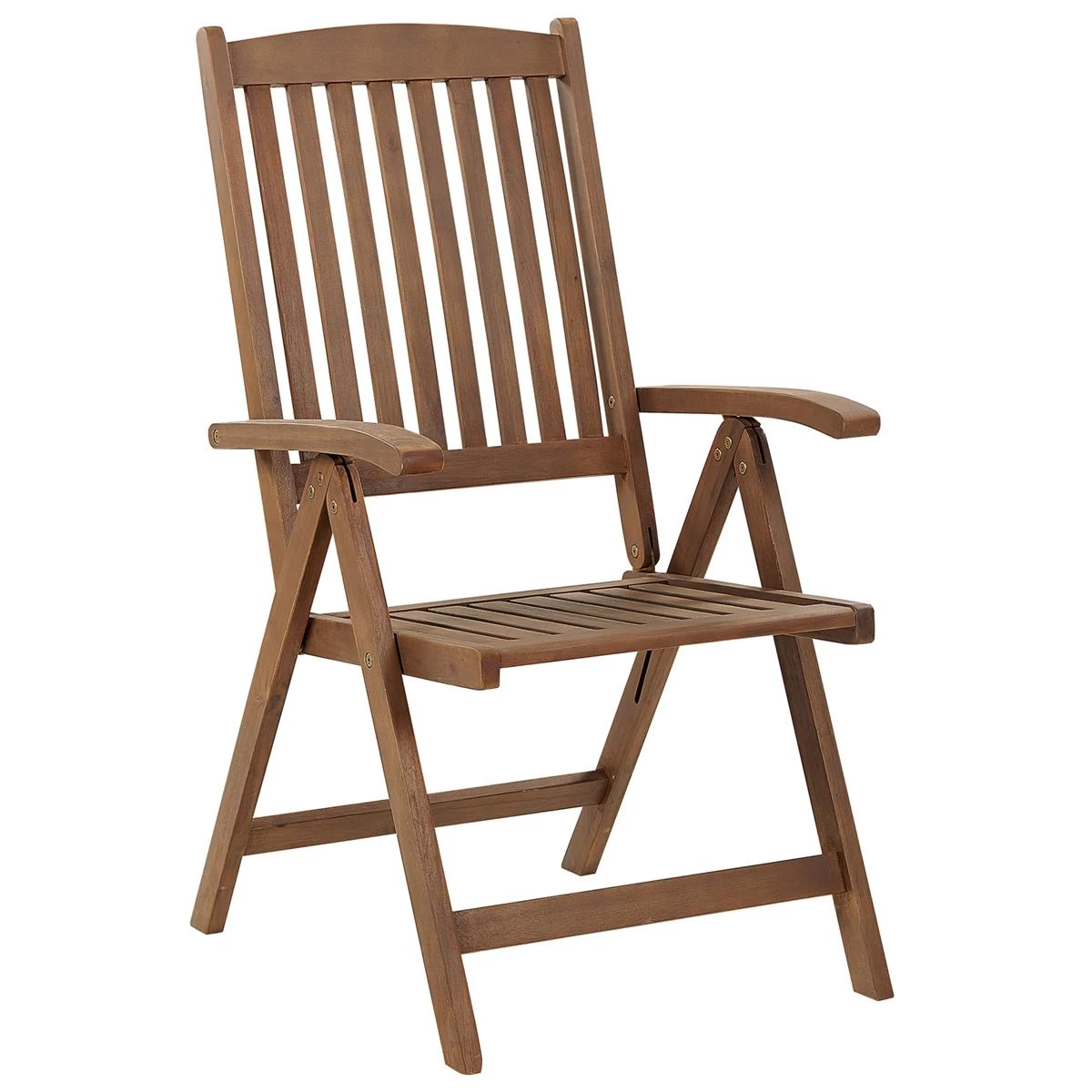 Beliani - AMANTEA - Bistroset Voor 2 - Donkere Houtkleur - Acaciahout - Afbeelding 3