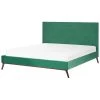 Beliani - BAYONNE - Tweepersoonsbed - Groen - 180 X 200 Cm - Fluweel