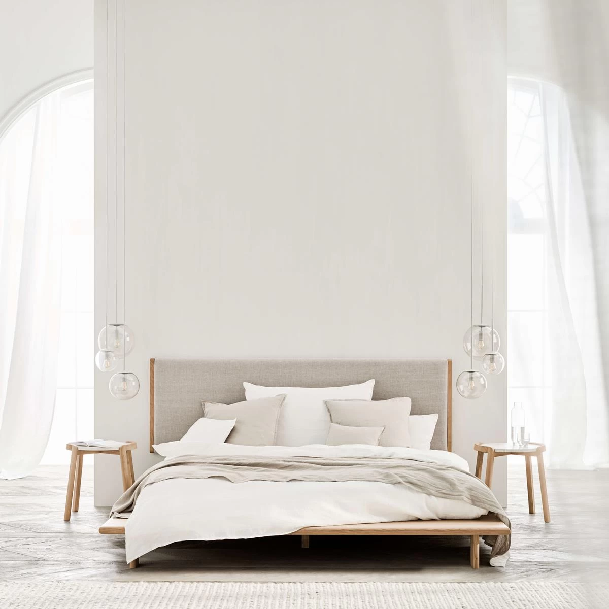 Bolia Haven Bedframe 166 Cm - White Pigm Oiled Oak - Afbeelding 2