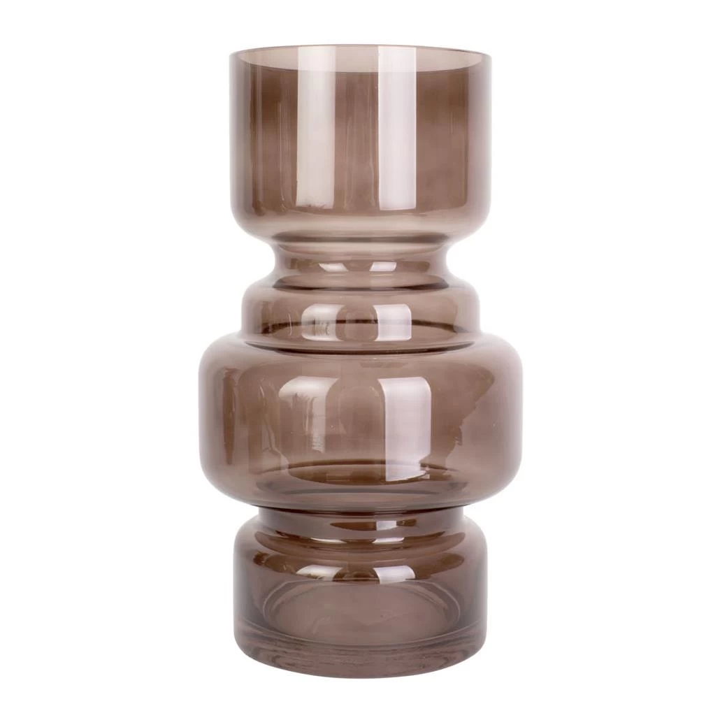 Present Time Courtly Vaas Large - Chocolade Bruin
