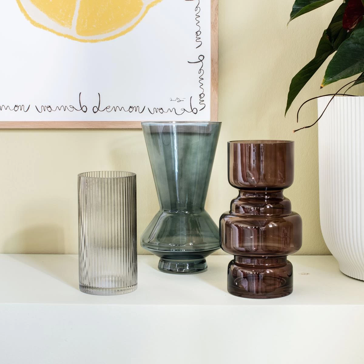 Present Time Courtly Vaas Large - Chocolade Bruin - Afbeelding 5