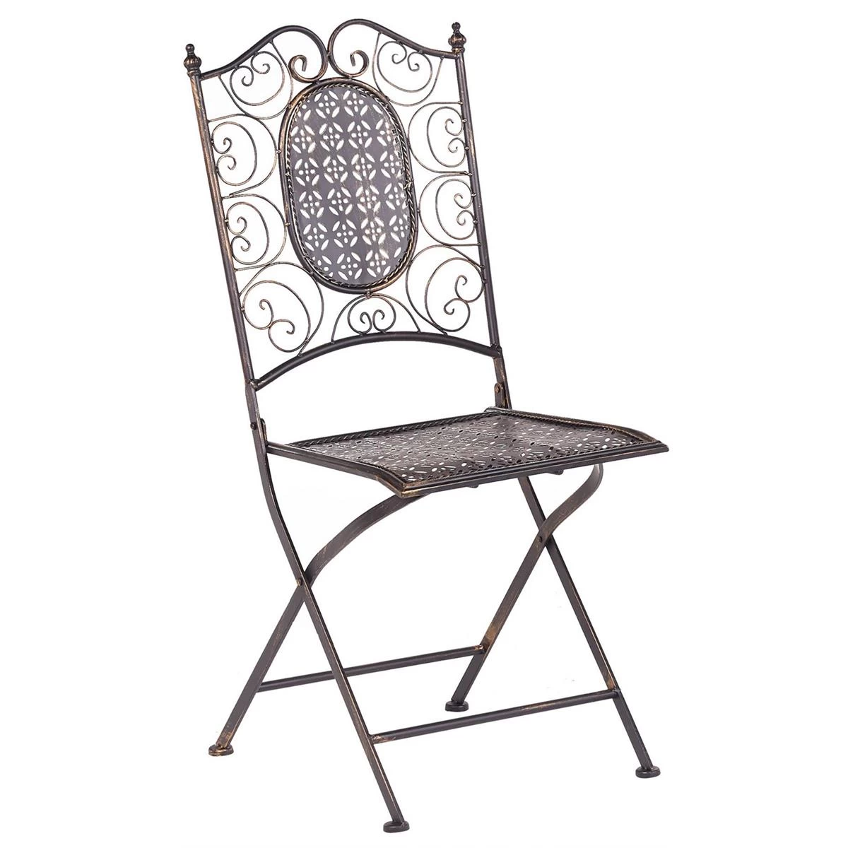 Beliani - BORMIO - Bistroset Voor 2 - Zwart - IJzer - Afbeelding 5