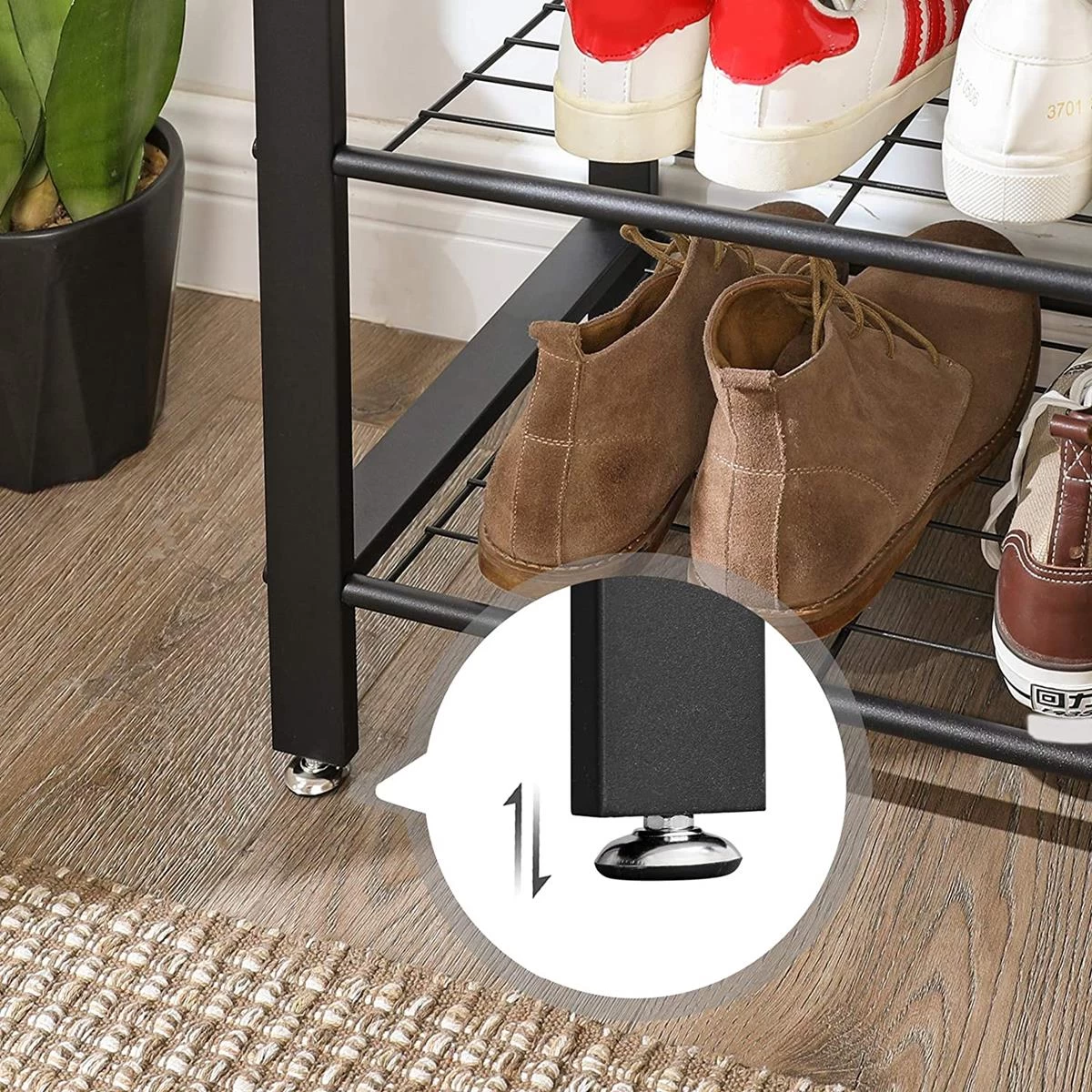 ACAZA Garderoberek Donkergrijs - Afbeelding 5