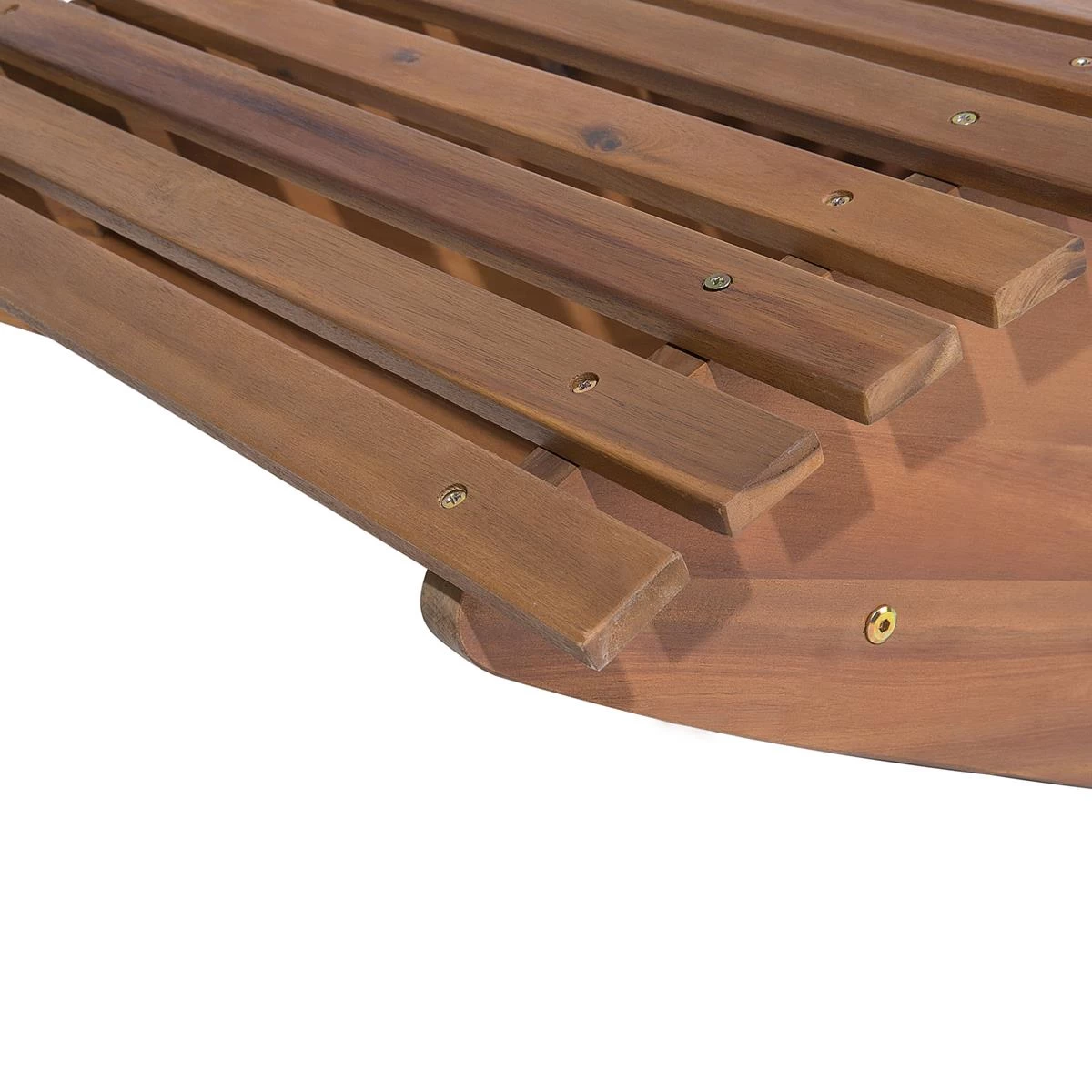 Beliani - BRESCIA - Strandstoel - Lichte Houtkleur - Acaciahout - Afbeelding 7