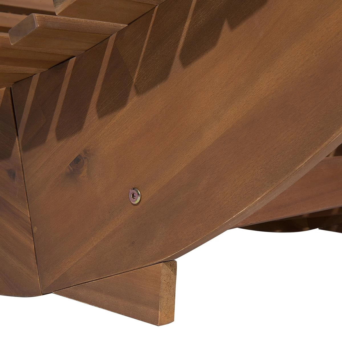 Beliani - BRESCIA - Strandstoel - Lichte Houtkleur - Acaciahout - Afbeelding 9