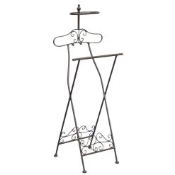 Clayre & Eef Dressboy 121 Cm Bruin Ijzer Rechthoek Kledingstandaard