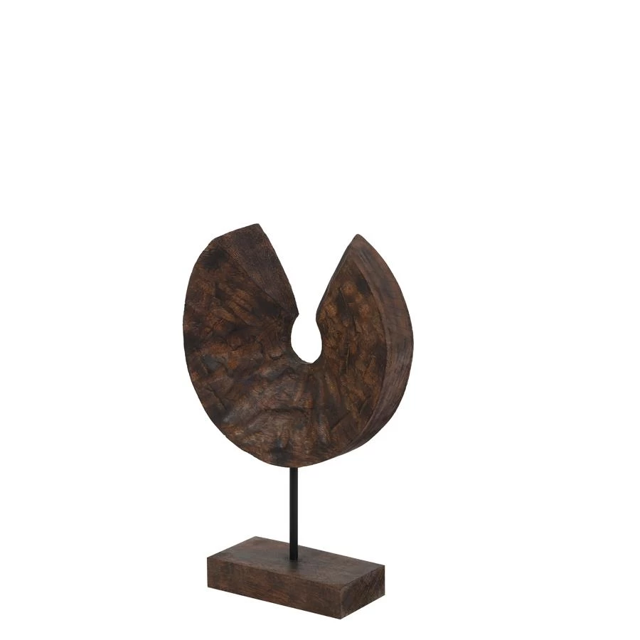 Light & Living - Ornament ODION - 23.5x8x34 - Bruin - Afbeelding 4