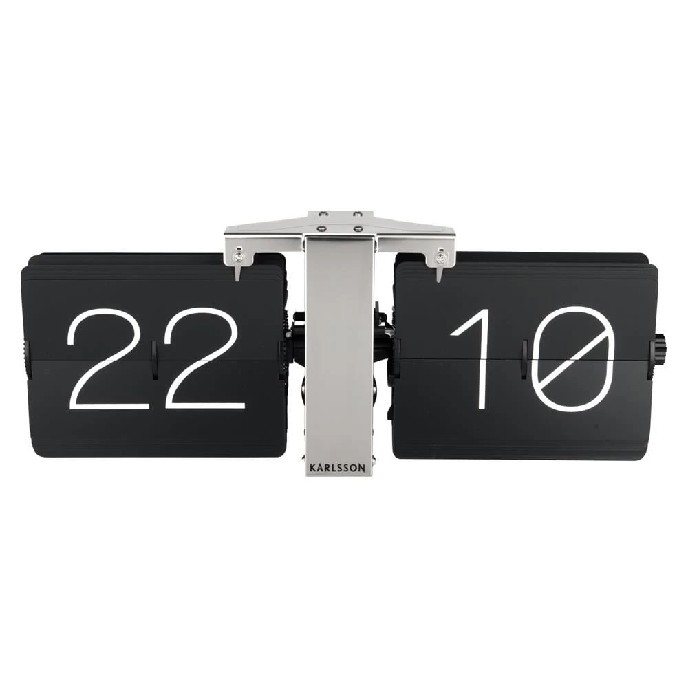 Karlsson No Case Flip Tafelklok/Wandklok 14 X 36 Cm - Afbeelding 2