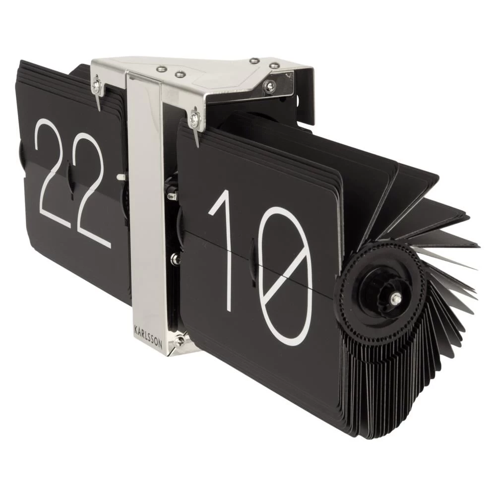 Karlsson No Case Flip Tafelklok/Wandklok 14 X 36 Cm - Afbeelding 4