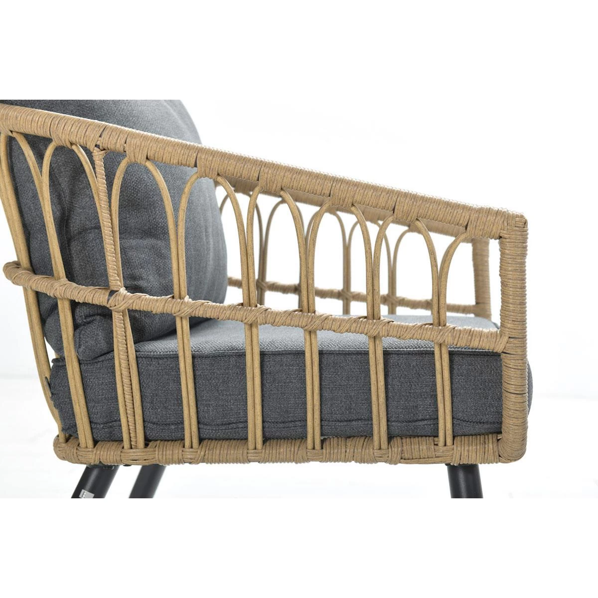 Garden Impressions Tarulo Loungeset 4-delig - Donker Grijs - Afbeelding 9