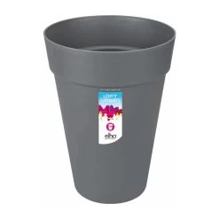 Elho Loft Urban Round High Bloempot 42 Cm Antraciet