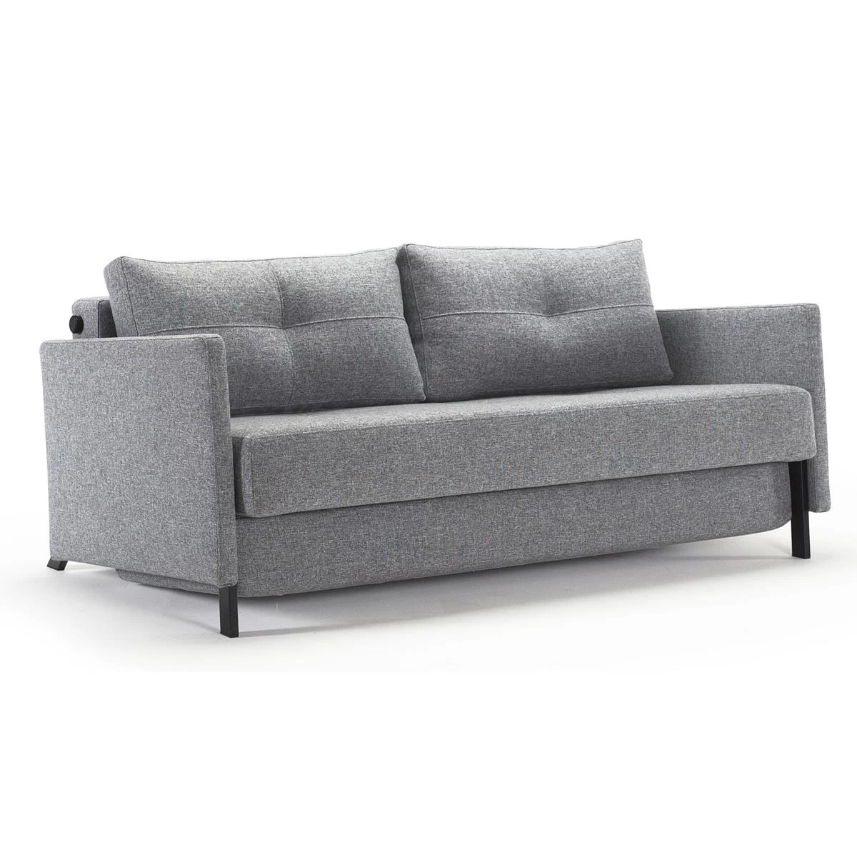 Innovation Cubed 160 Slaapbank Armleuning Twist Granite 565